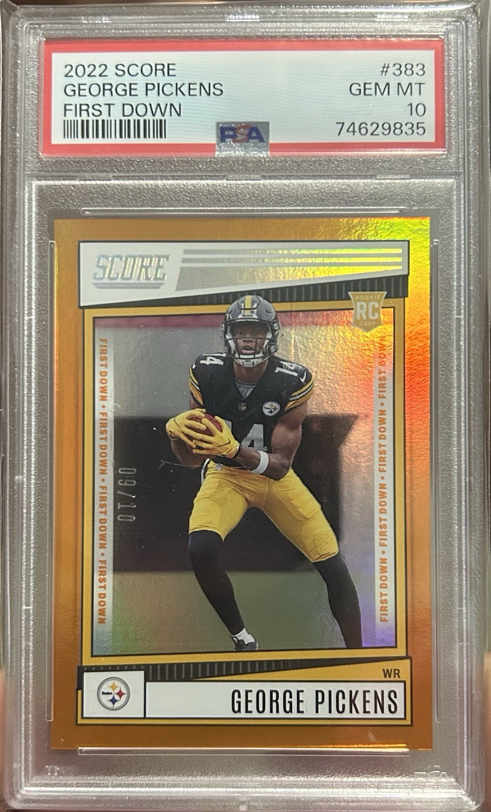 George Pickens Panini Score #383 First Down