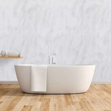 15 x Light Grey Marble 5mm x 2700mm x 250mm Ceiling Panels, Waterproof