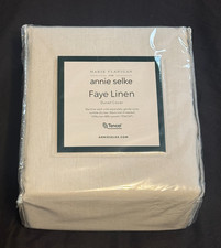 Annie Selke Faye Linen King Size Duvet Cover