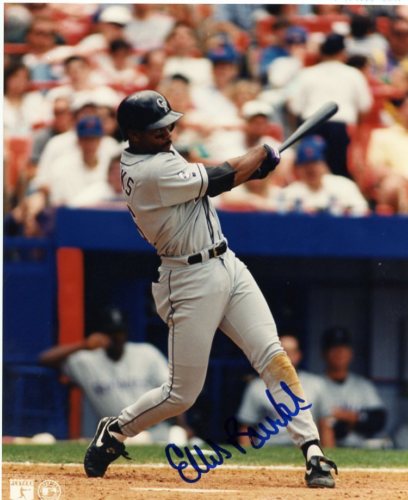 ELLIS BURKS COLORADO ROCKIES SIGNED 8X10 PHOTO W/COA | eBay