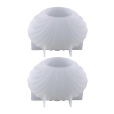 3D Seashell Silicone Candle Soap Mold Easy to Take Off from The Mold Durable