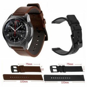 22MM Leather Watch Band Strap For 