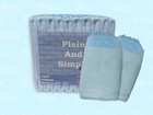 M - XL 2 Pack Adult diaper, all blue plain and simple Disposable 6000ml