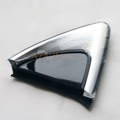REAR DOOR OUTSIDE PILLAR DELTA MOLDING TRIM PAIR FOR MAZDA 6
