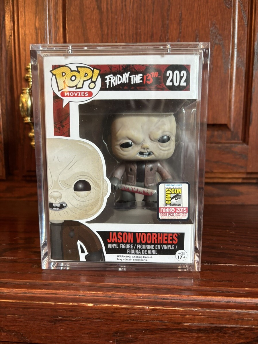 Funko POP! RARE Jason Voorhees (unmasked) #202 Official SDCC