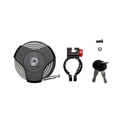 Bicycle Cable Lock Compact Lightweight Retractable Bike Lock Roller and Foldable - Image 2 of 4