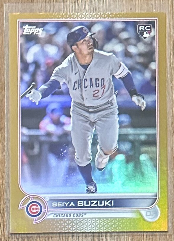 2022 Topps Update Seiya Suzuki #US250 Gold Foil Rookie RC Card Cubs
