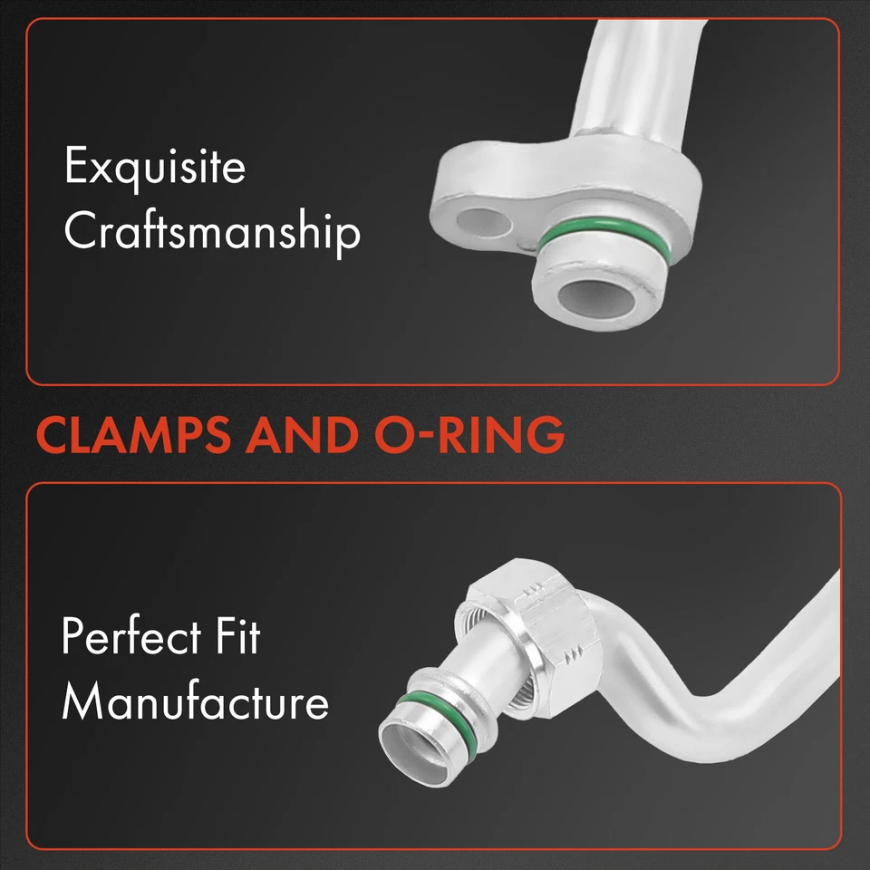 Nueva manguera de línea de succión de refrigerador de aire acondicionado para Nissan Altima 98-01 2,4 L baja presión Foto 2 de 4