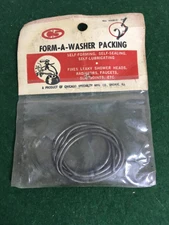 Vintage CS Form A Washer Packing Chicago Specialty Mfg. Co. Skokie Il, NEW Dirty
