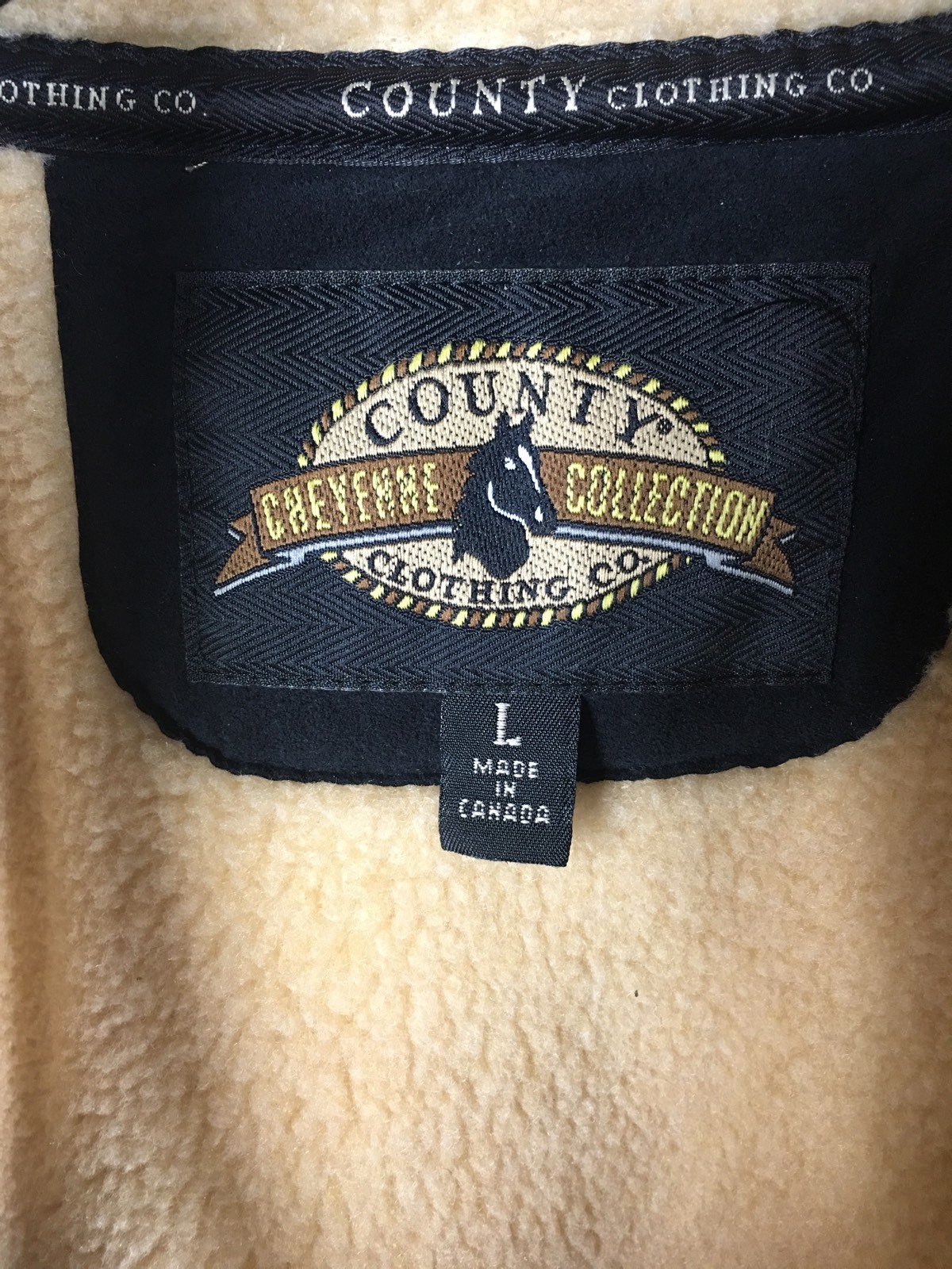 Country Clothing Co. Faux Suede Jacket Cheyenee Collection Womens Large ...
