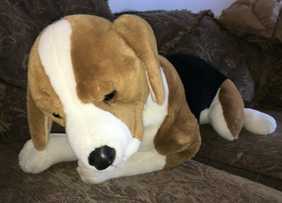 large beagle stuffed animal
