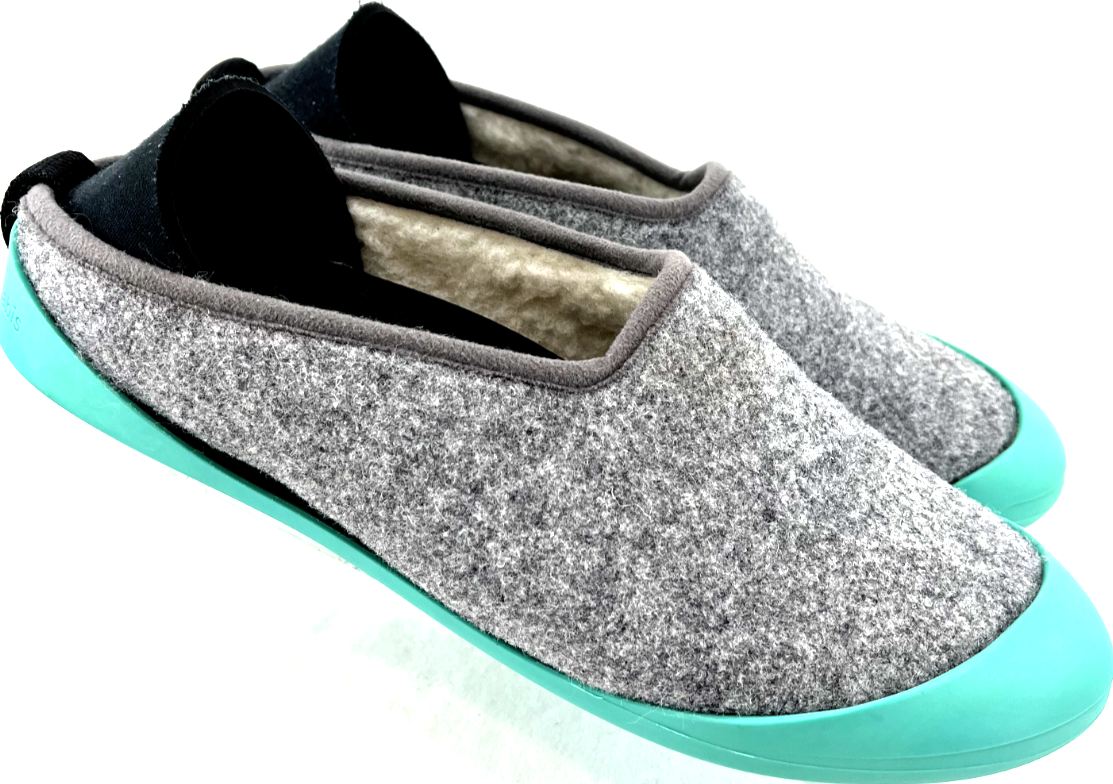 SAOLA Scarpe Mahabis CL150108 grigio tessuto slip on suola blu EU 41 donna 10 5