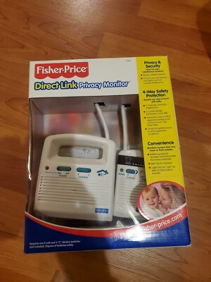 Vintage 1997 Fisher Price Direct Link Privacy Monitor Blocks Outside Listeners