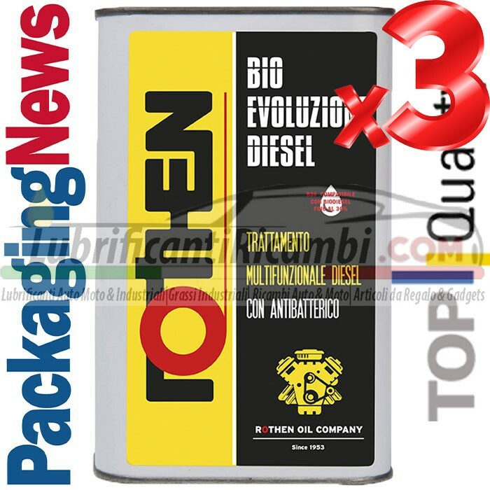 Rothen Bio Evoluzione Auto Top per Motori Diesel PULITORE Pulizia INIETTORI 3 L