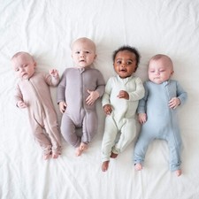 Newborn Infant Baby Boys Girls Romper Jumpsuit Bodysuit Bamboo Fiber Clothes
