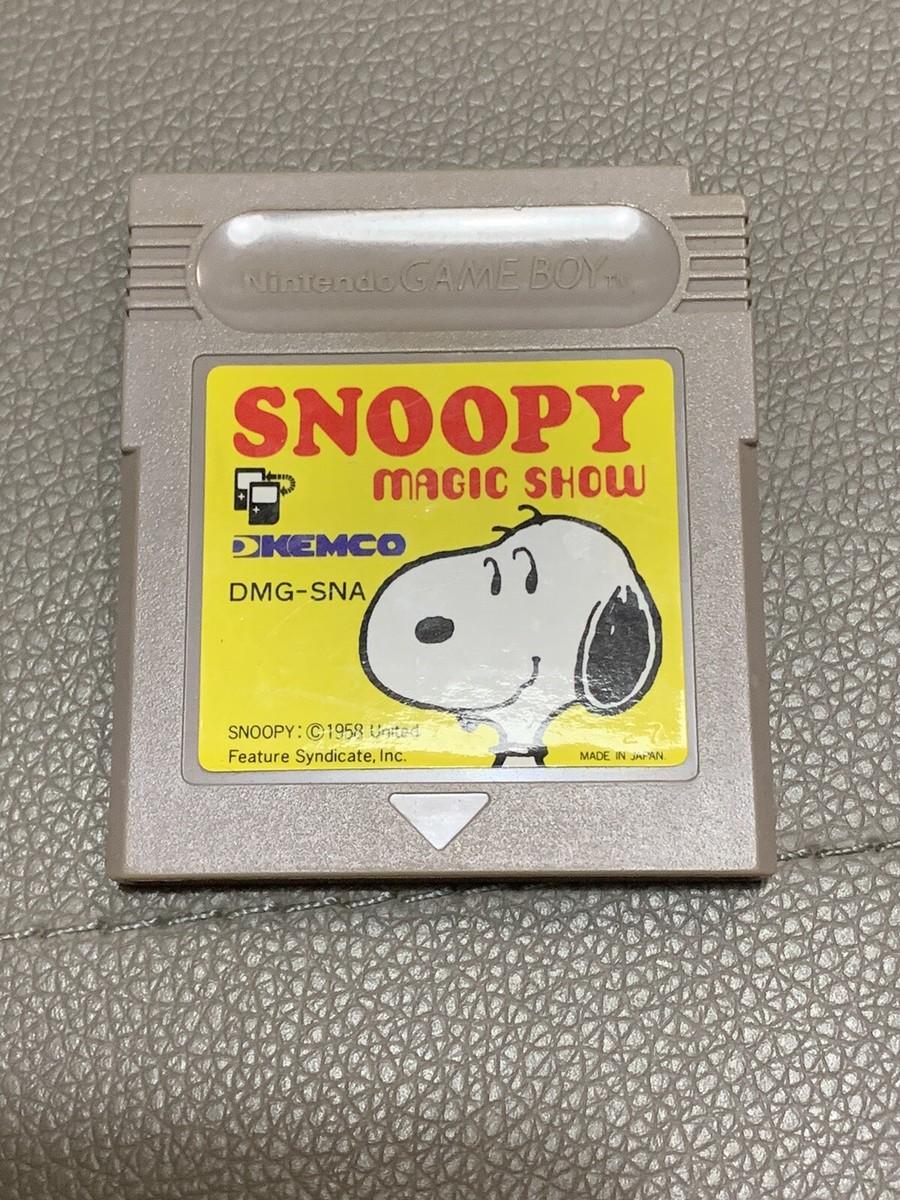 ゲームボーイソフト スヌーピー マジックショー SNOOPY スヌーピー ゲームボーイ マジックショー - メルカリ