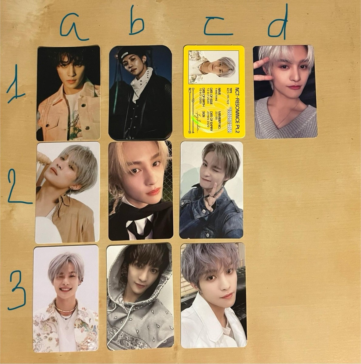 WayV YANGYANG ポストカード 15枚 Official Yangyang WayV NCT Photocard | eBay