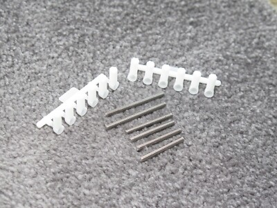 ASC6004 TEAM ASSOCIATED RC10-CC CLASSIC CLEAR KIT TURNBUCKLES WITH CUPS