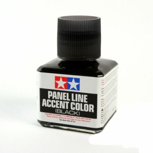 Tamiya Panel Line Accent Color Black. NEW!