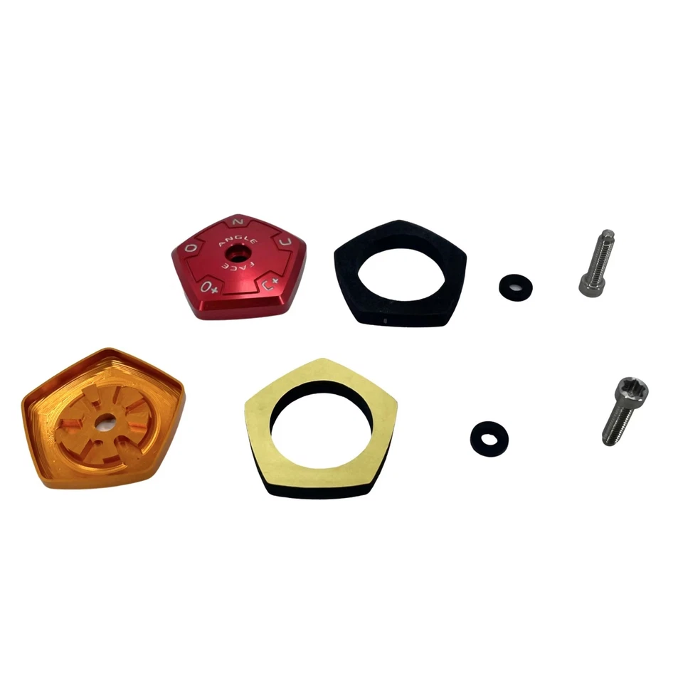 1*Gold/Red Angle Face ASP Adjustable Sole Plate for Taylormade R11S Golf Driver - Image 3 of 4