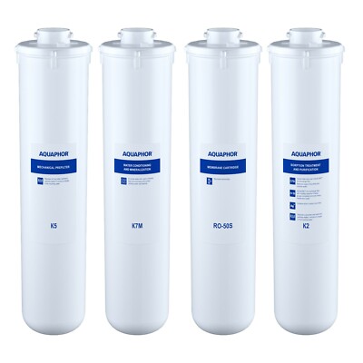 AQUAPHOR Set K5+K2+K7M+Membran RO 50S (ohne Ablauf) für Umkehrosmose DWM 101S