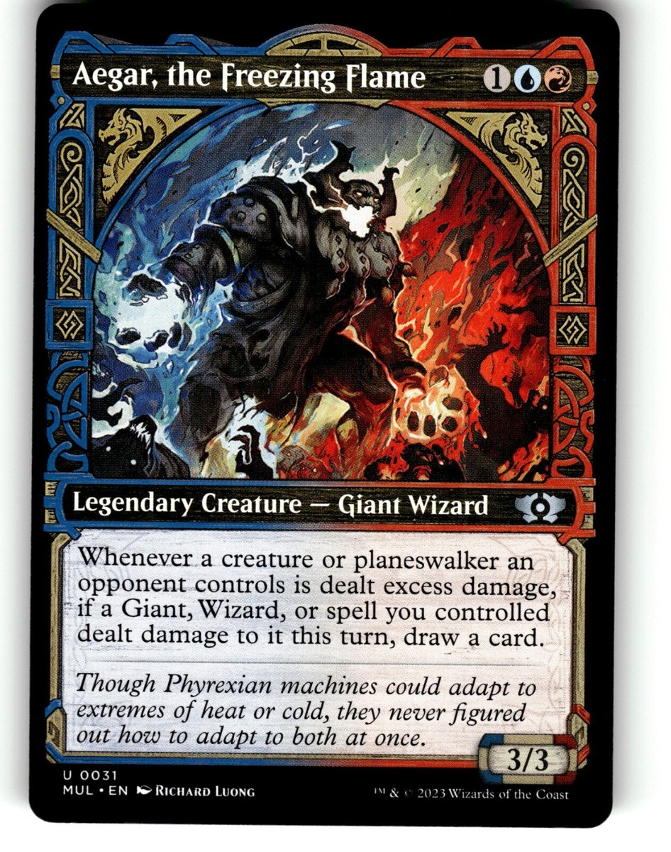 MTG Multiverse Legends Aegar, the Freezing Flame 0031 U NM/MT MTG Multiverse Legends Aegar, the Freezing Flame 0031 U NM/MT