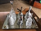 Mixed Lot Collectable Bells With Mirrored Vanity Tray — photo 2