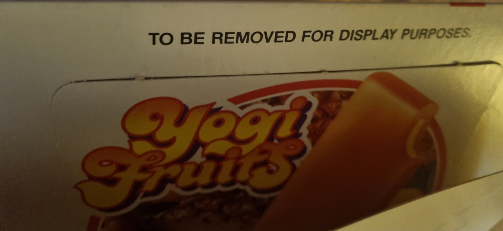 1980 Paul's Yogi Fruits Ice Cream Point of Sale Sign eBay