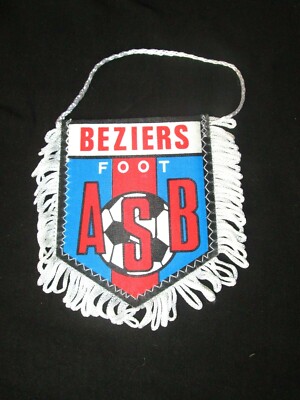 fanion wimpel pennant football ancien AS BEZIERS