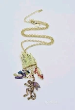 KIRKS FOLLY Land of Oz Necklace. Gold tone