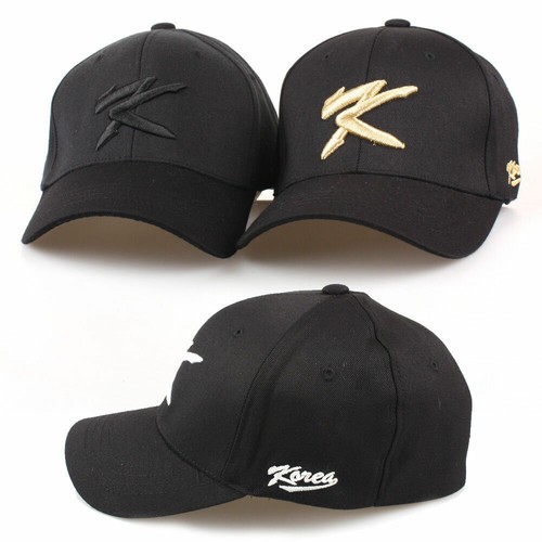 Sombreros de spandex unisex para hombre del equipo nacional coreano de béisbol inicial K negro/rojo - Imagen 4 de 8