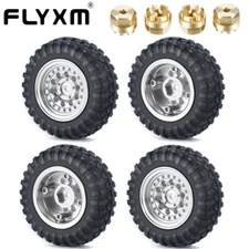 FLYXM Wheel Rim Tire Brass Adapter for 1/24 SCX24 1/18 Kyosho Miniz 4x4 Wrangler