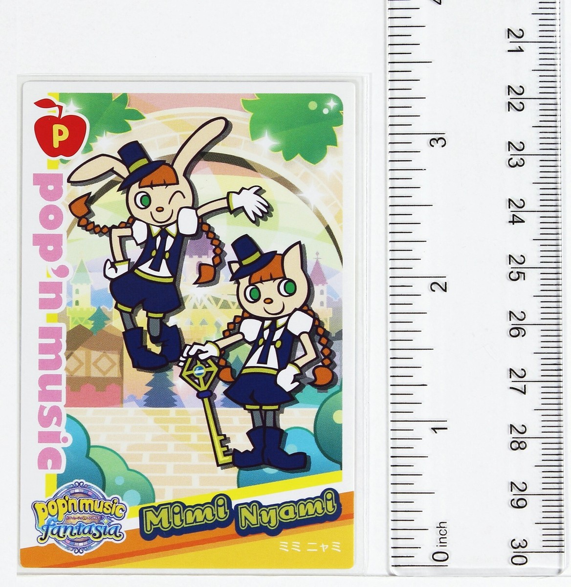 Pop'n Music Card PE20N054 Mimi Nyami KONAMI Japan Game