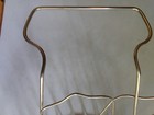 VINTAGE GOLD-TONE FOLDING WIRE EGG SERVING BASKET FARMHOUSE COUNTRY DECOR — photo 6