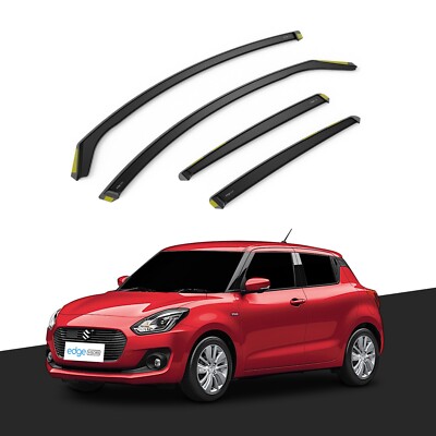 Suzuki Swift MK4 2017-2023 5 Door Hatchback Wind Deflectors Rain Guards 4pc