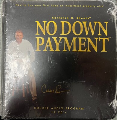REAL ESTATE Carleton H Sheets No Down Payment 12 CD Course Audio Book CD SET NEW