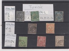 EB22- TUNISIE avant indépendance  N°1 -3-4-12-17-22-23-24