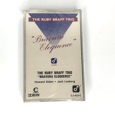 The Ruby Braff Trio, Howard Alden Jack Lesberg, Bravura Eloquence, Cassette, NIP