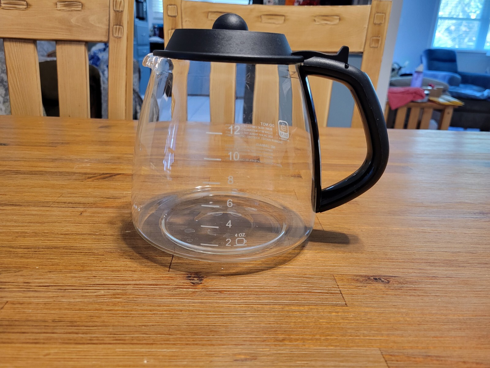 Hamilton Beach Flex Brew 49950C Carafe 12Cup with Lid Replacement Part