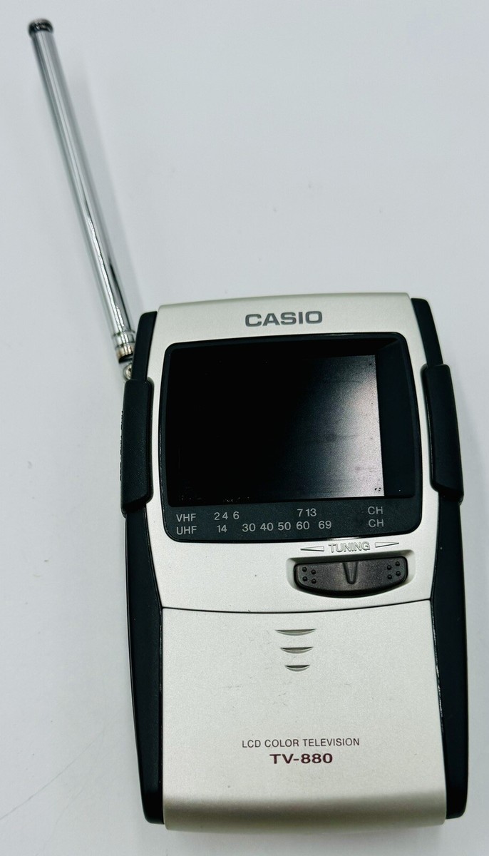 CASIO LCD Color Television TV-880B Portable Pocket TV / Monitor