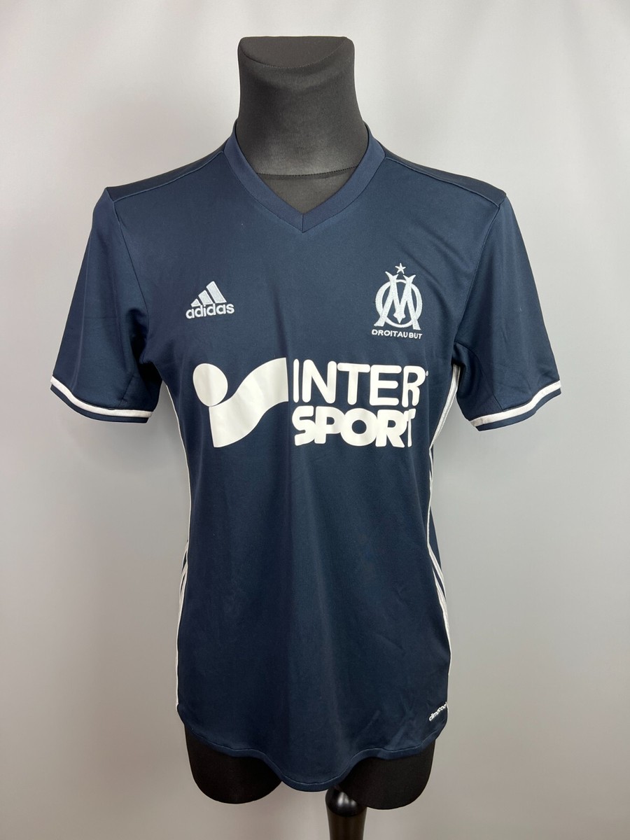 OLYMPIQUE MARSEILLE 2016 2017 AWAY SHIRT FOOTBALL SOCCER ADIDAS