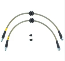 StopTech 950.61007 Stainless Steel Braided Brake Hose Kit Front Fits 08-10 Focus