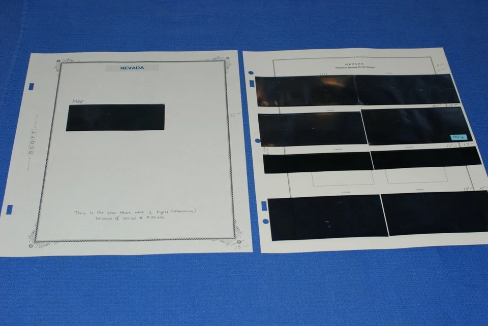 Nevada Duck Hunting Scott National Album Pages BlueLakeStamps GET YOUR STATE! - Image 2 of 4