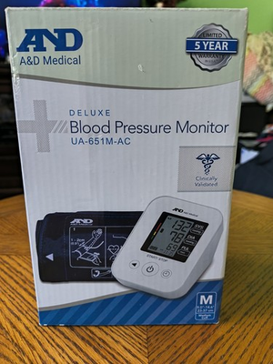 #ad Aamp;D Medical Deluxe Blood Pressure Monitor UA 651M AC Clinically Validated $34.99