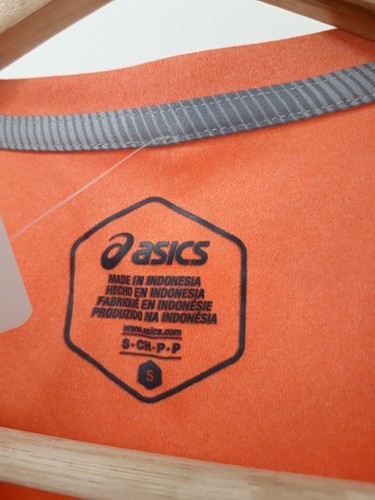 ASICS Ladies UK Size Small Light Orange Activewear Running/Workout Top Pre Loved - Picture 5 of 10