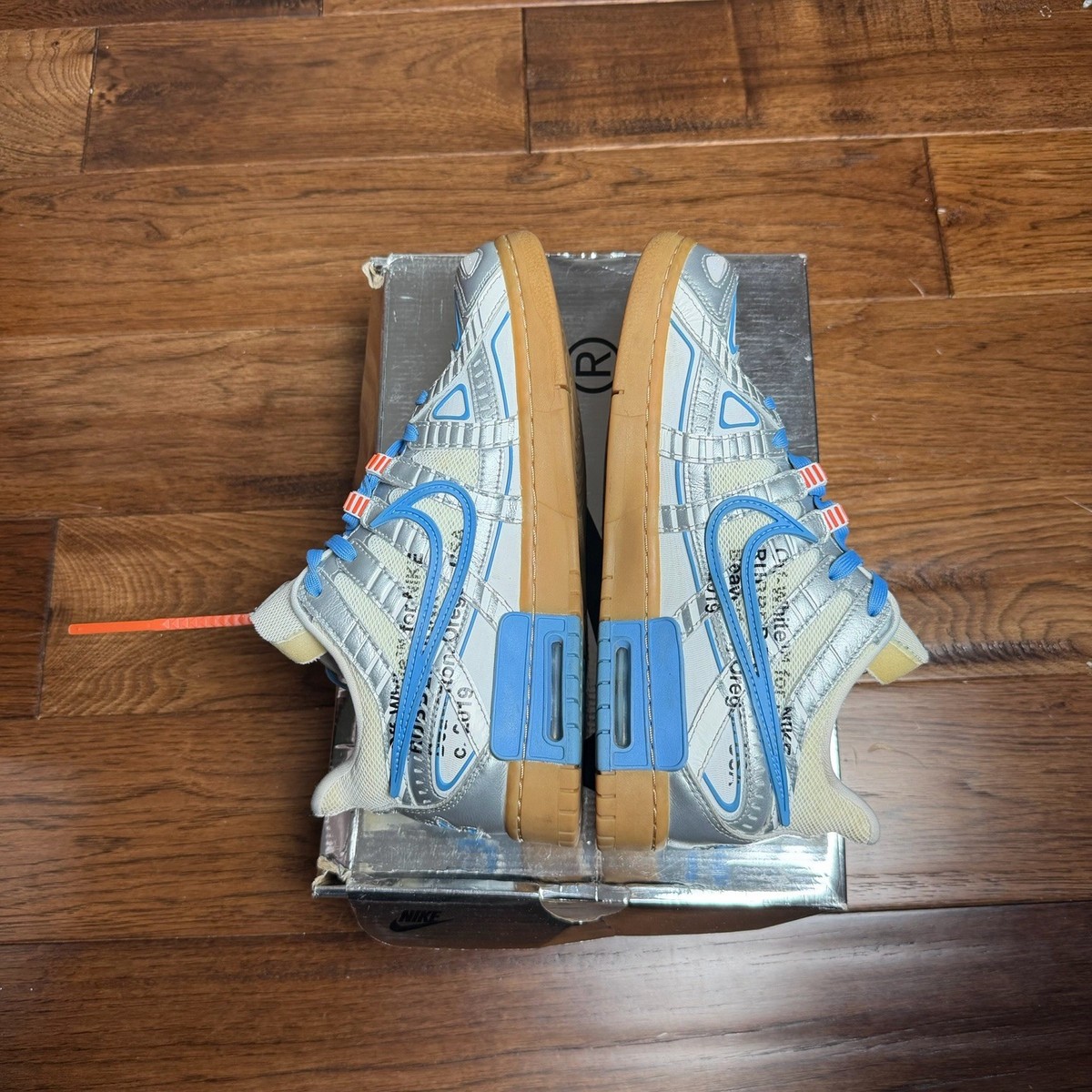 Size 8 - Off-White x Nike Air Rubber Dunk University Blue