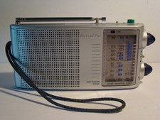 Aiwa FR-C402W Portable Radio AM FM Weather Band Antenna Intact Tested Works