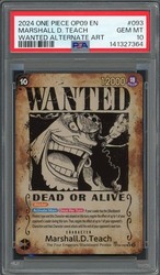 Marshall D. Teach OP09-093 Emperors in the New World Super Rare