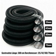 Ø25-90mm Luftschlauch Luftansaugrohr Flexrohr Heizungsrohr Diesel Standheizung