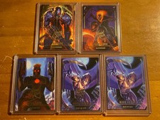 (5) Lot 2024 Upper Deck Marvel Masterpieces Nahuel Grego Gold Signature Series